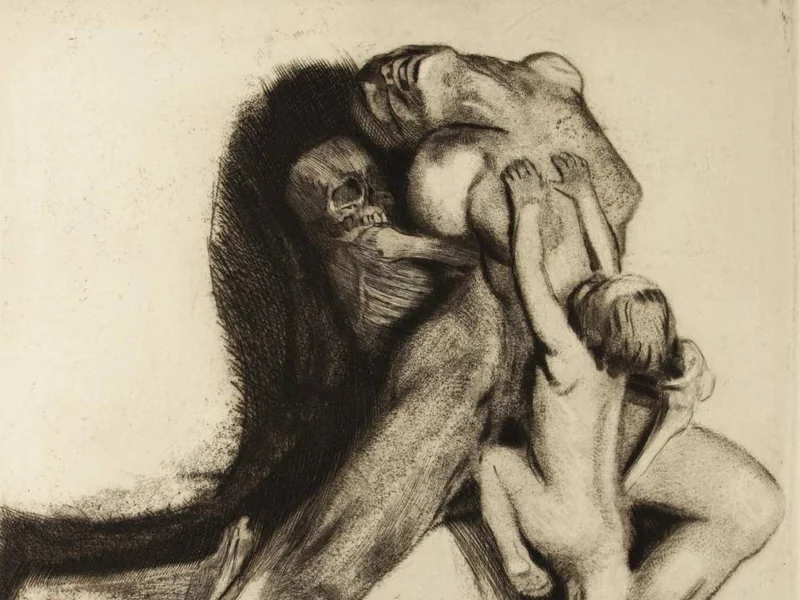 1867-Käthe Kollwitz - La morte e la donna